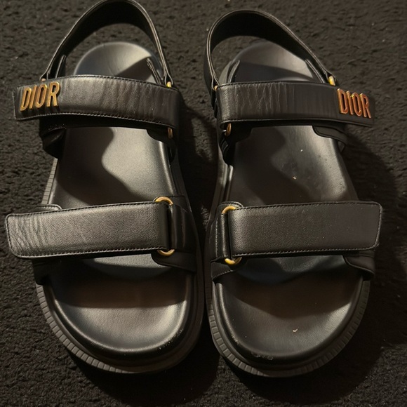 Dior Shoes - Dioract Sandal black lamb skin